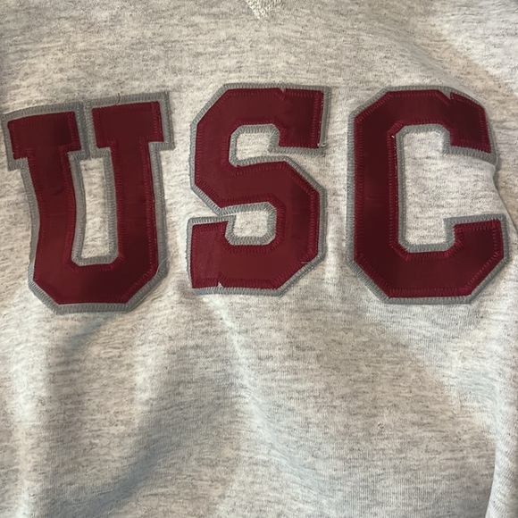 Women’s USC Sweatshirt | Russel Athletics | Excellent Condition | Grey & Maroon - Picture 3 of 5